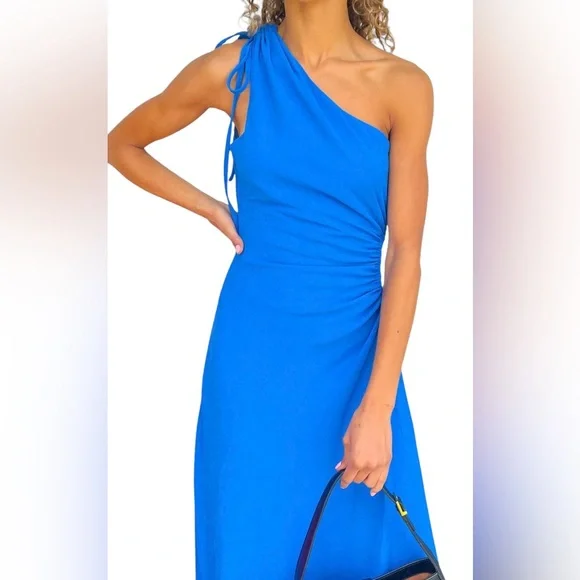 Entro NWT one shoulder maxi dress in size M - Picture 4 of 9